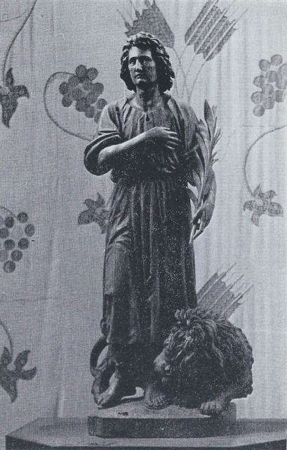 Het Vitusbeeld in de oude doopkapel